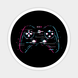 Console Gamer Vector Art Magnet